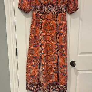 Anthropologie floral maxi size medium. Worn once like new condition. $100